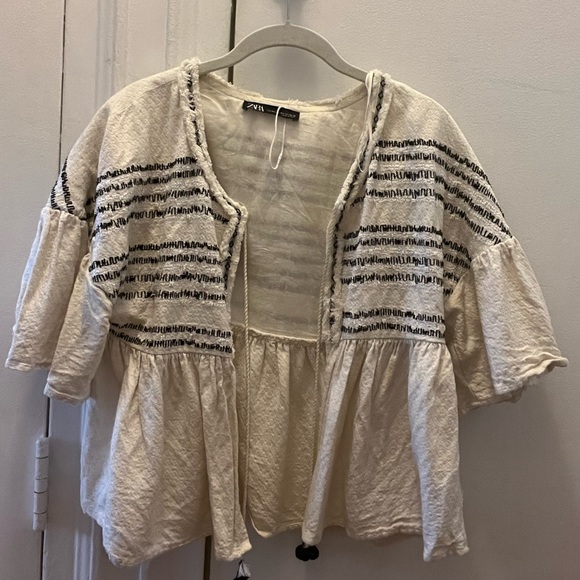 Zara open “jacket” top - Picture 1 of 5